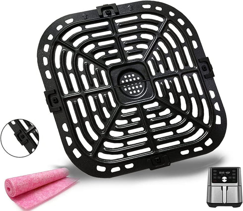 Air Fryer Grill Plate for Instants Vortex Plus Gourmia GAF680/685 6QT, Upgraded Nonstick Crisper Plate Tray Rack