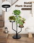 3 Bamworld Tier Plant Stand Indoor Outdoor Metal Plant Shelf for Multiple Plants Pots Tier Tall Flower Holder