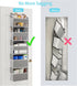 5 50lbs 10 Closet, 1pc) Tiers Over The Door Organizer Hanging - EXTRA THICK & HUGE CAPACITY, Side Mesh Pockets Over The