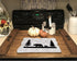 Spoon Rest for Stove Top - Kitchen Counter Spoon Holder for 3 Spoons, Ceramic Spoon Rest with Bear Picture