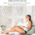 rabbitgoo Window Privacy Film, Decorative Rainbow Window Clings, Static Cling Non-Adhesive Stickers, 23.6 x 78.7 inches
