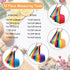 12 Piece Measuring Cups and Spoons Set, Colored Kitchen Measure Tools, Durable Nesting for Dry and Liquid