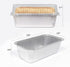 Disposable Loaf Pans with Lids | 2lb, 50 Pack, 8.5x4.5" Bread Pans, Food Storage Containers, Heavy-duty Aluminum Foil Cake Pans, Pastry Boxes, Perfect for Baking Bread and Street Treats Takeout