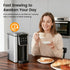 6 14oz 50oz 6.5 Inch Horavie Single Serve Coffee Maker for K-Cup Pod and Grounds, Hot and Iced Coffee Maker, Strong