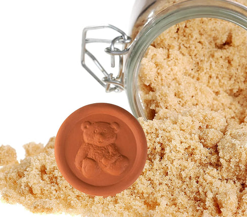 dgudgu Brown sugar saver discs terra cotta brown sugar saver disc keeps brown sugar soft or keep dry