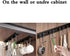 2PCS Utensil Racks with 8 Hooks 17 Inch Kitchen Utensil Holders Hanging Utensil Rack Multifunctional (17 inch) by Cociat
