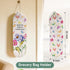 2PCS Butterfly Plastic Bag Holder for Kitchen Essentials, Reusable Hanging Grocery Bag Organizer, Washable Large