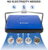 Yocada Carpet Sweeper Cleaner for Home Office, Dark Blue, Low Carpets and Rugs, Pet Hair Dust Cleaning Brush
