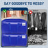 BlissTotes Moving Bags, Heavy Duty Extra Large Packing Bags, Collapsible Fold Flat Storage Totes, Alternative to Box