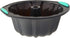Trudeau Structure Silicone Fluted Cake Pan, Grey & Mint, 8.5 Cups