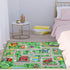5.2x3.3 Yincimar Kids Play Rug for Playroom ft Town City Road Map Car Mat Play Mat Educational Learning Carpet Area Rug