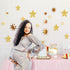 Decor365 Gold Star Garland, Glittery Gold Party Supplies for Baby Shower, Birthday, Christmas