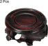 50mm Pack 2 MECCANIXITY Wooden Stand Holders Displays Base Diameter Black for Vase Bonsai Stone