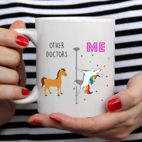YouNique Designs Doctor Mug - Portable 11 Oz Coffee Mug, Funny Gifts for Doctors, Retirement, Graduation