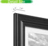 FrameWorks 2-Pack Black Wooden Picture Frames, 4” x 6” with Luxury Wide Molded Edges and Tempered Glass