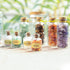 SUNYIK 7 Chakra Stone Wishing Bottles - Set of 7 Tumble Chip Crystal Healing Reiki Wicca Stones