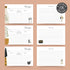 40 Recipe Cards for Recipe Box: Boho Kitchen Recipe Cards in 3 Designs for Weddings or Bridal Showers