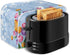Extra Large Blue Flower Toaster Oven Cover, Quilted 2 Slice Kitchen Small Appliance Cover for Most Standard Toasters