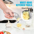 COKORA Garlic Press, Premium Kitchen Metal Garlic Crusher Masher Tool, Rust Proof & Dishwasher Safe, Heavy Duty