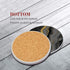 Set 6, Britimes Table Coaster for Drinks of Marble Black Golden Natural Gold Yellow Coffee Absorbent Round Ceramic