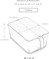 BINO Plastic Storage Bins, 2-Pack Medium Clear Containers with Built-in Handles for Organizing