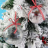 Kingrol 20 Pack 4-Inch Clear Plastic Fillable Ornaments Ball for Christmas, Wedding, Party, Home Decor