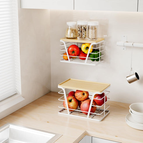 2 Pack TIDIIABODE Stackable Laundry Room Organization and Storage, Laundry Room Decor and Accessories, Trash Bag Holder