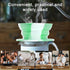 Paperless Travel Camping Pour Over Coffee Maker, Collapsible Kit with Stainless Steel Filter for Single Serve