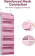 1 Pack 5 10 44 lbs ULG Over Door Organizer with Large Pockets Mesh Side Pockets, Weight Capacity Hanging Storage