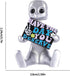 Xuanpax Adorable Tiny Desk Robot Have The Day You Deserve Resin Art Toy & Free hugs Desktop Ornament for Anxiety