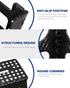 11 Inch 300lbs 1PC ACKO Folding Step Stool Foldable Step Stools for Kids, Foot Stool Black Plastic Step Stool
