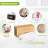 Bonsenkitchen 11” x 150’ Food Vacuum Seal Roll Keeper with Cutter, BPA Free Vacuum Sealer Bags Rolls