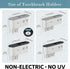 6 2 2 Toothbrush Holders for Bathrooms Wall Mounted, Slot Toothbrush Holder with Automatic Toothpaste Dispensers