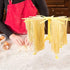 iPstyle Kitchen Pasta Drying Rack, Folding Noodle Stand with 10 Bar Handles, Green