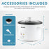 Aroma Housewares Rice & Grain Cooker - 4-Cups (Cooked) / 1Qt. (ARC-302NG), White