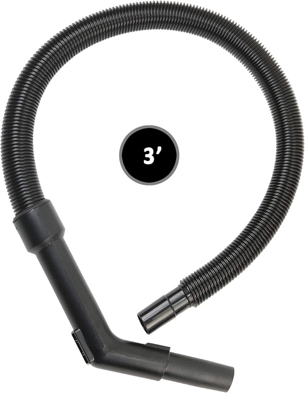 Oreck XL Canister Vacuum Hose Replacement - Fits Shurlok or Friction Buster B Models, 3' Swivel Hose