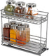 Household Essentials Glidez Powder-Coated Steel Pull-Out/Slide-Out Storage Organizer with Plastic Liners for