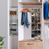 Simple Houseware 24 Section Hanging Closet Organizers, Gray Shoe Shelves