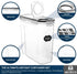 Set, ((4L /135.2oz) Set 6, Cereal Container MCIRCO Airtight Food Storage Containers of Cereal Dispensers with Measuring