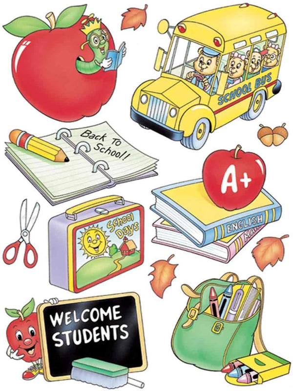 Eureka Classroom Window Clings - Welcome Students