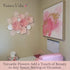 Rainbows & Lilies 15pc Large Paper Flowers Decorations for Wall - Reusable 3D Decor for Girls Room, Nursery, Baby Shower