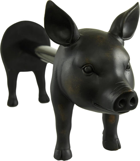79 5" 16" 8", Deco Polystone Paper Towel Holder, x x Black