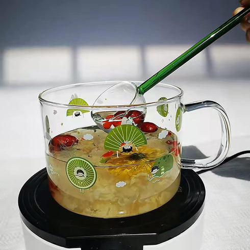 Clear Glass Stirring Spoons, Transparent Crystal Teaspoons, Mixing Spoon for Milk, Cocktail, Ice Cream Scoop