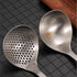 Peohud 4 Pack Soup Ladle, SUS304 Stainless Steel Slotted Hot Pot Ladle, Cooking Skimmer for Hotpot Serving