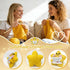 Starino Birthday Gifts for Her Him, Crochet Yellow Star Doll Mini Funny Handmade Crochet Emotional Appreciation Gifts