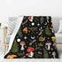 Siiuuol 80x60 Inch Wild Forest Mushrooms Throws Blanket Gifts for Men Women Gfits Couch Bed Bedding Soft Moth Moon