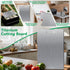 Kitchen,100% (12"L 9"W) Titanium Cutting Board for Pure Titanium Cutting Board Non-Toxic Hygiene Dishwasher-Safe Food
