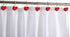CHICTIE Red Heart Shower Curtain Hooks Rings, Set of 12 Decorative Stainless Steel Rust Resistant