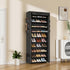 Closet 10 36-41 VTRIN Vertical Narrow Shoe Rack Organizer Tall Shoe Rack for Entryway Tier Non-Woven Cover Shoe Shelf