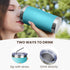 MEWAY 20oz Tumbler Cup - Double Wall Vacuum Insulated Travel Mug Bulk, Stainless Steel with Lid and Straw, Light Blue